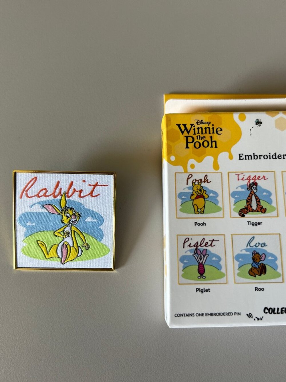 Embroidered Rabbit Blind Box Mystery Pin